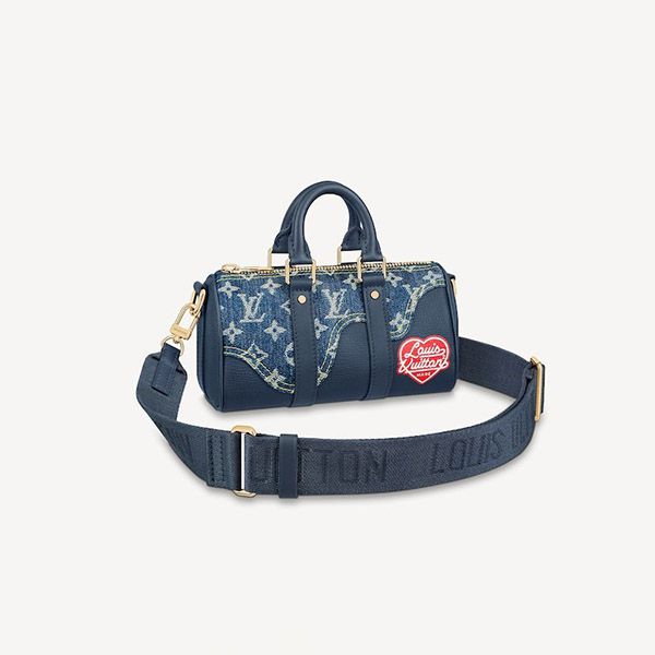 先行予約 NIGOコラボ ルイヴィトン キーポルXS 偽物 モノグラム 2色 M81011